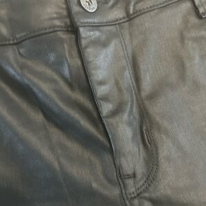 Edgerly by Maurice’s high rise slim straight faux leather 16W regular